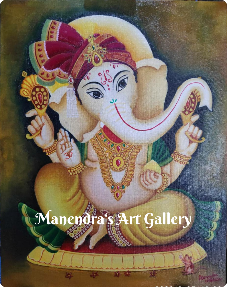 lord ganesha painting