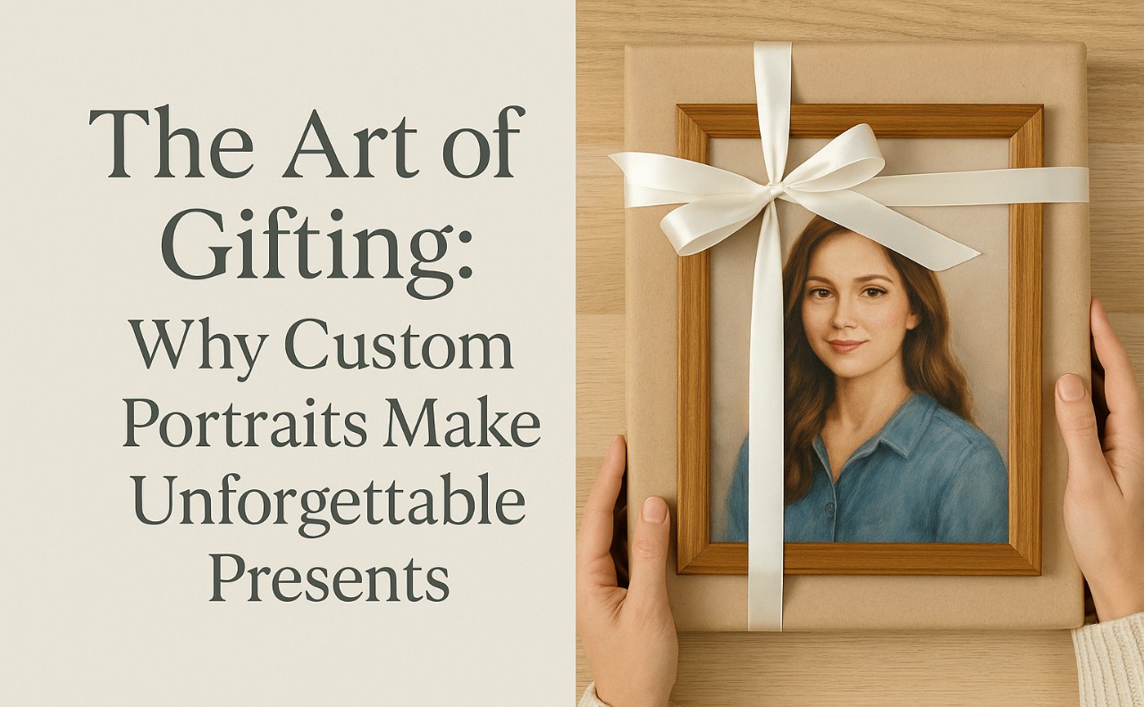 Personalized painting for Memorable Gift Custom Portrait as Unique Gift Idea